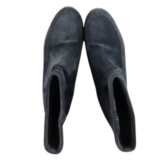 Cole Haan Shoes Womens 9 Bootie Pull On Leather Waterproof Comfort Classic Blue - Picture 6 of 14